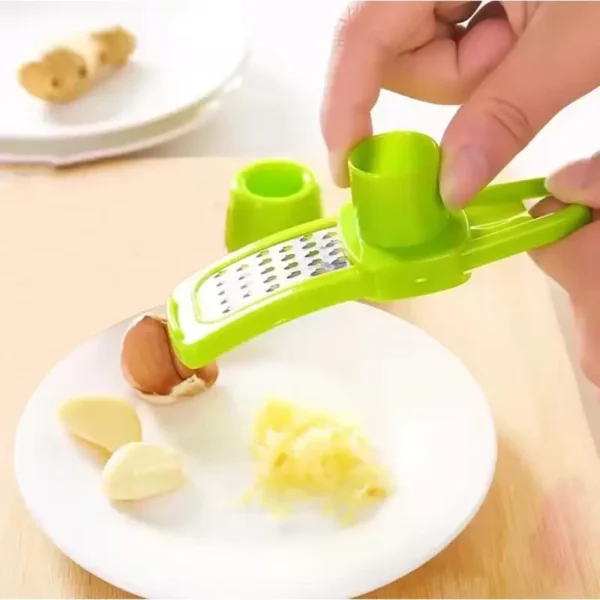 1Pcs Garlic Crusher Press Multi-Functional Manual Ginger Garlic Grinding Grater Cutter Garlic Peeler Kitchen Tools - Image 2