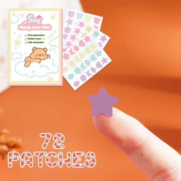 1Set Cute Colorful Invisible Hydrocolloid Acne patch Pimple Removal Stickers Concealer Face Spot Beauty Skin Care Makeup Tools - Image 2