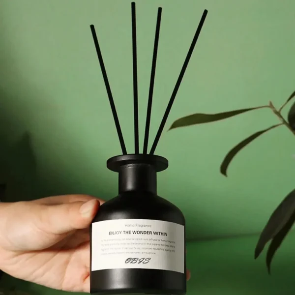 50ml Flameless Home Fragrance Room Flameless Freesia Jasmine Fragrance Oil with Reed Diffuser Stick Home Room Air Freshener Deco - Image 3