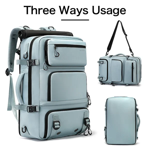BANGE 30L Anti Theft Waterproof Hiking Camping Backpack Removable Trekking Bag Rucksack Big Capacity Travel Outdoor Sports Bags - Image 3