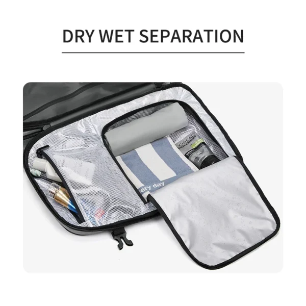 Men Travel Backpack vacuum compression 17 inch Laptop Backpack Business Large Capacity school Backpack Expanded Hiking backpack - Image 4