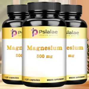 Magnesium Supplements - Supports Bone And Muscle Health And Promotes Energy Metabolism - 120 Capsules