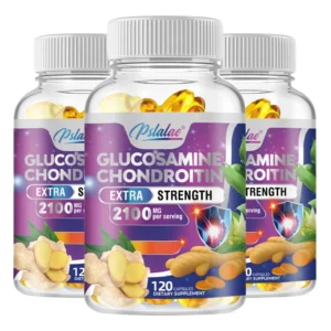 Glucosamine Chondroitin Joint Health Supplement with Turmeric Boswellia Quercetin 120 Capsules Support Mobility And Wellness