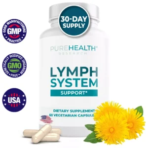 Lymphatic Support, Lymphatic Supplements Help Reduce Swelling, Detoxify, Replenish Energy, Immune Support, Healthy Digestion