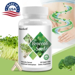 Broccoli Seed Supplements Heart and Brain Health, Detoxification, Balanced Diet, Antioxidant