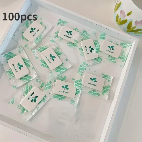 100pcs Jasmine Fragrance Bags - Perfect for Wardrobes, Cars, and Home Fragrances - Image 2