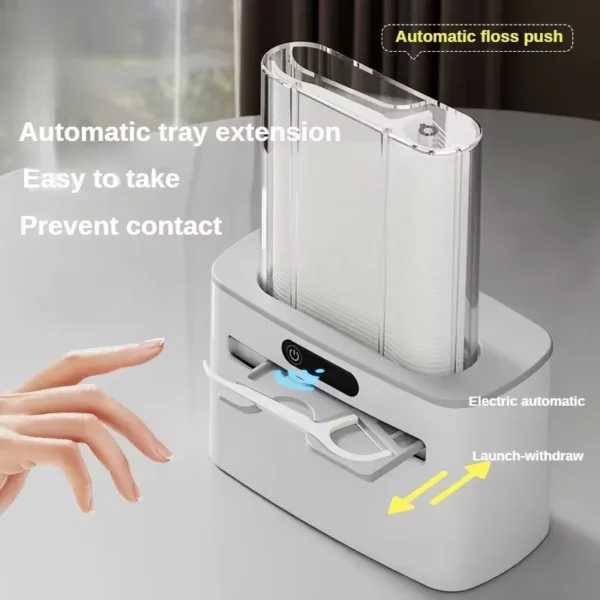 Self Sensing Dental Floss Box Fully Automatic Pop-up Electric Dental Floss Storage Box Household Boxed Dental Floss Machine - Image 2