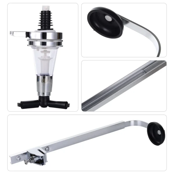 1 Bottle Liquor Dispenser, Wall Mounted Beverage Dispenser, Bar Butler Holder, Bar Whisky Rack, Bar Wine Dispenser Accessories - Image 3