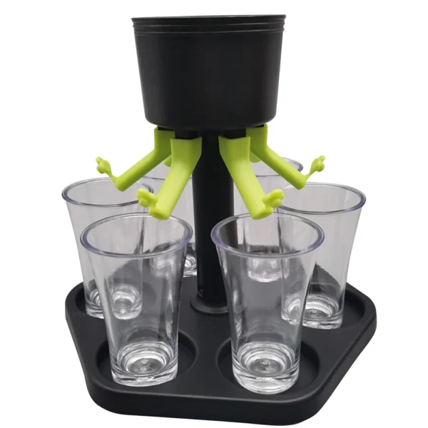 6 Shot Wine Drink Pourer Multifunctional Wine Dispenser Liquor Dispenser Beer Water Container for Christmas Festival Celebration
