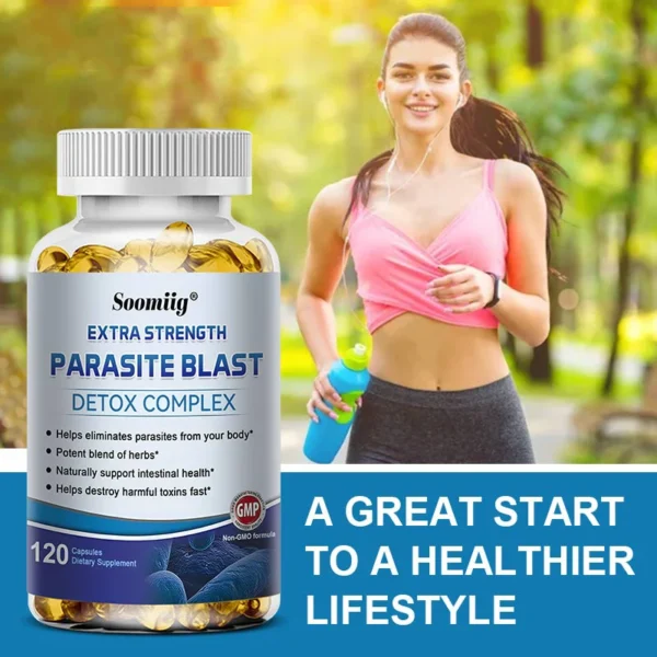 Parasite Detox - Gut Health Supplements - Gut Health - Boosts Immune System - Supports Cleansing and Detoxification - Image 2
