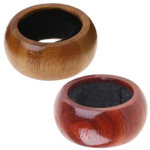 Wooden Red Wine Bottle Drip Drop Proof Stop Collar Ring Home Bar Accessories New