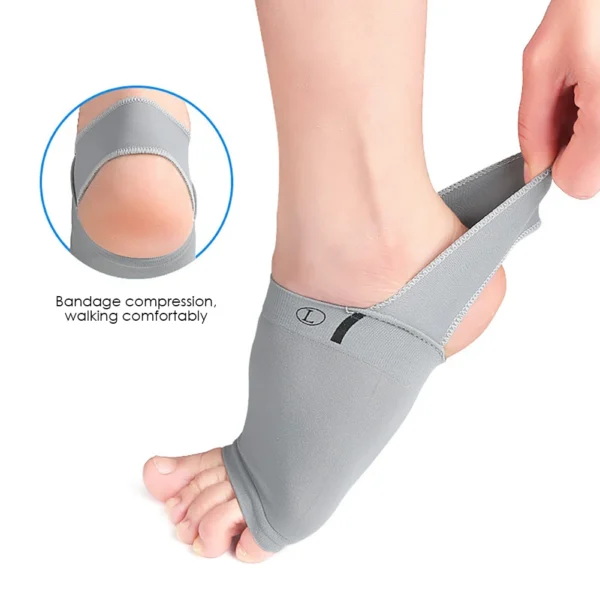 1 Pair Flat Feet Relieve Pain Sleeve Socks Insoles Pads Arch Support Sleeves Plantar Fasciitis Heel Spurs Foot Care Orthotic - Image 4