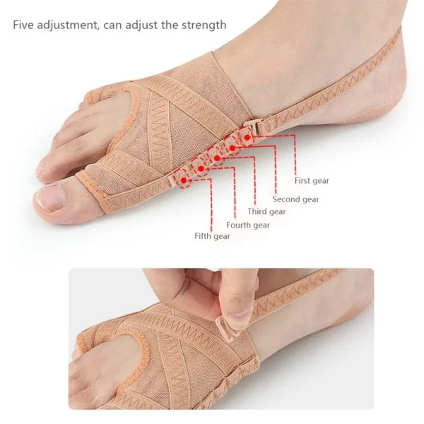 Adjustable Hallux Valgus Bunion Corrector Orthotics Big Toe Separator Thumb Correction Foot Straightener Sock Care Tools - Image 6