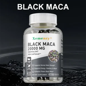 Black Maca Root Supplement - Improve Endurance, Performance, Mood, Explosive Power, and Energy Production