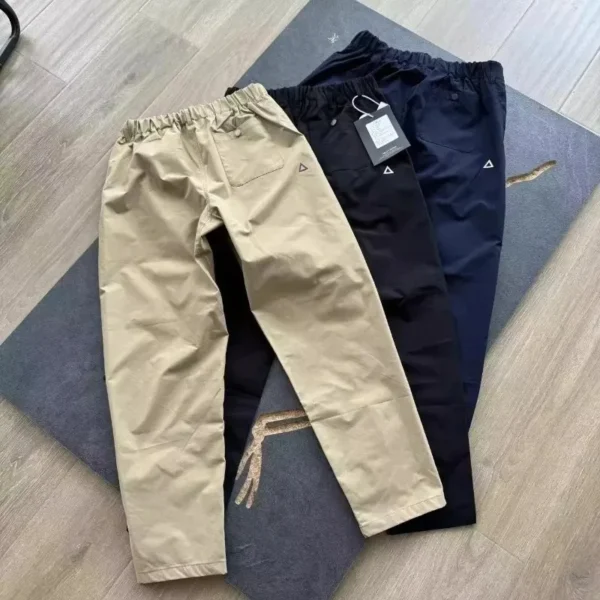 Men's Hiking Pants Waterproof Windproof American Workwear Light Weight Cargo Pants Men Loose Outdoor Trekking Trousers Male