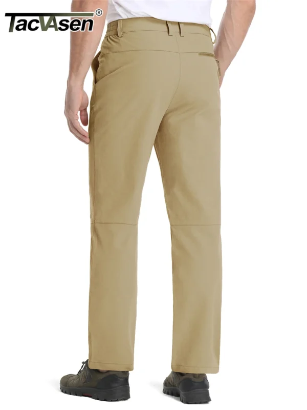 TACVASEN Water Resistance Cargo Work Pants Mens Hiking Pants Lightweight Quick Dry Mountain Trousers Breathable Fishing Bottoms - Image 3