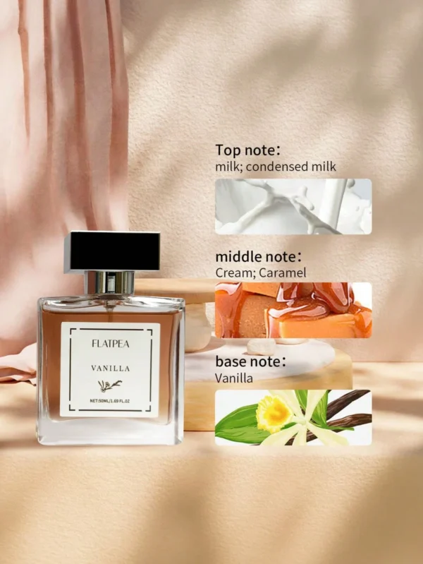 50ML Vanilla Fragrance Spray Long Lasting Deodorizer And Air Freshener for Living Room Aromatherapy Diffuser Humidifier Bathroom - Image 2