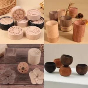 1PCS Wooden Essential Oil Aromatherapy Diffuser Wooden Diffuser Eco-Friendly Fragrance Diffused Wood Portable Box Aromatherapy