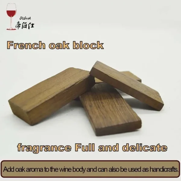 50g/100g/1kg imported self-brewed wine special oak block brandy whiskey flavoring wine making tool instead of oak wine barrel - Image 3