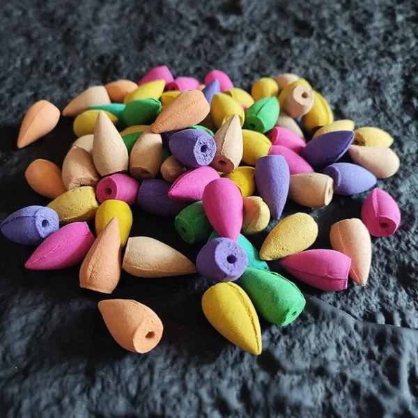 Y 10/20/50Pcs ZenWave Reverse Flow Incense Cones Rose Waterfall Reflux Tower Incense for Backflow Burner Home Decor Fragrance - Image 5