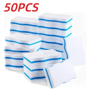 Nano Cleaning Magic Cloth Kitchen Cleaning and Dishwashing Magic Cloth Cleaning Tools White Shoe Sponge Block Brush