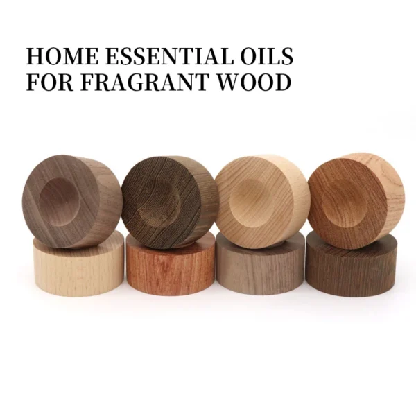 Natural solid wood aroma diffuser - suitable for long-lasting fragrance accessories in homes, bathrooms, living rooms, etc - Image 2