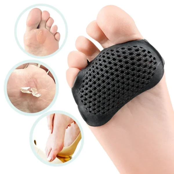 2Pcs Silicone Forefoot Pads Honeycomb Gel Shoe Pad for Women Heels Insoles Foot Pain Relief Inserts Foot Blister Care Cushions - Image 3