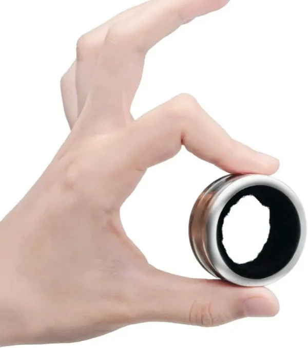 Stainless Steel Wine Bottle Collars Classy Wine Collar Drip Rings Simple and Durable Wine Drop Stoppers with Velvet Felt Inside - Image 2