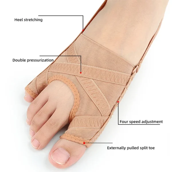 Adjustable Hallux Valgus Bunion Corrector Orthotics Big Toe Separator Thumb Correction Foot Straightener Sock Care Tools - Image 4