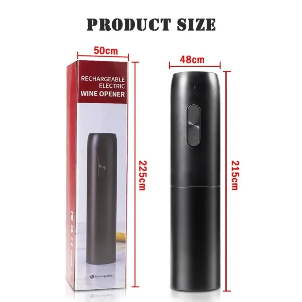 Electric Wine Bottle Opener Automatic Red Wine Corkscrew Rechargeable Wine Opener with Charging Base Wine Tools Kitchen Products - Image 2