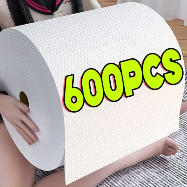 Disposable Cleaning Cloths Reusable Non-Woven Household Kitchen Lazy Rags Non-stick Oil Wipes Cloth Washing Dishcloths Towels