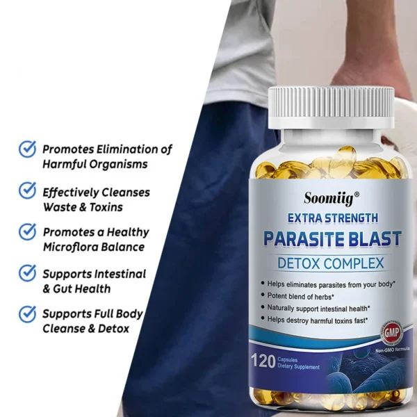 Parasite Detox - Gut Health Supplements - Gut Health - Boosts Immune System - Supports Cleansing and Detoxification - Image 6