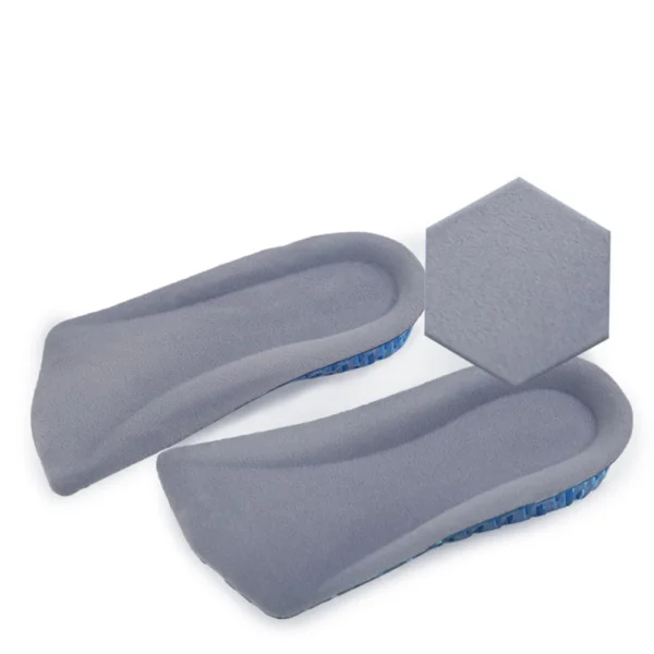 Honeycomb 3cm Silicone Gel Heel Pad for Shock Absorption Plantar Fasciitis Pain Relief Foot Care Insert Insole Height Increase - Image 4