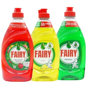 Fairy Washing Up Liquid,Dish Soap -- Green Original, Lemon &Pomegranate & Grapefruit's (Pack of 3)