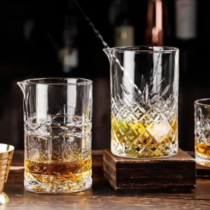 700ml Cocktail Shaker Whiskey Glass Cup Professional Cocktail Stirring Cup Wine Bar mixing cups Bartender Mixing Bar Tool