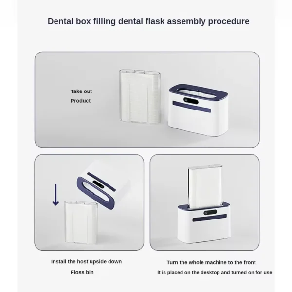 Self Sensing Dental Floss Box Fully Automatic Pop-up Electric Dental Floss Storage Box Household Boxed Dental Floss Machine - Image 5