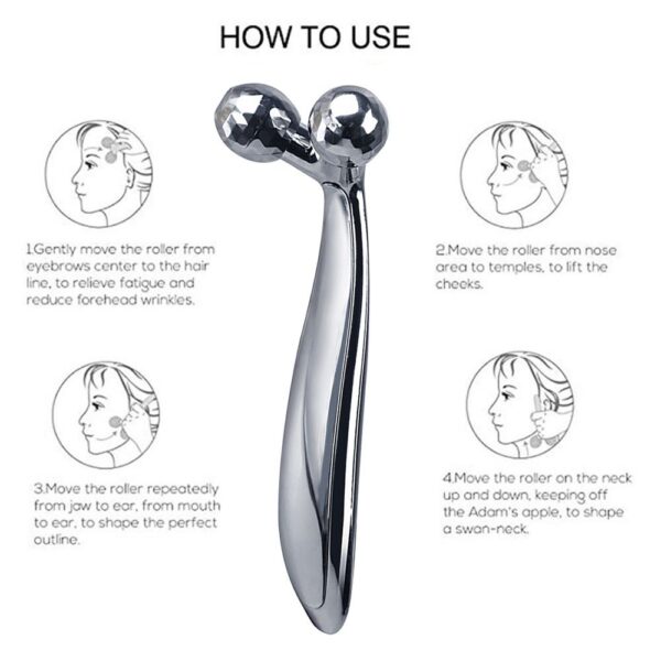 SALORIE 3D Roller Massager - Anti-Aging, Eye Relief and Relaxation Tool - Image 3