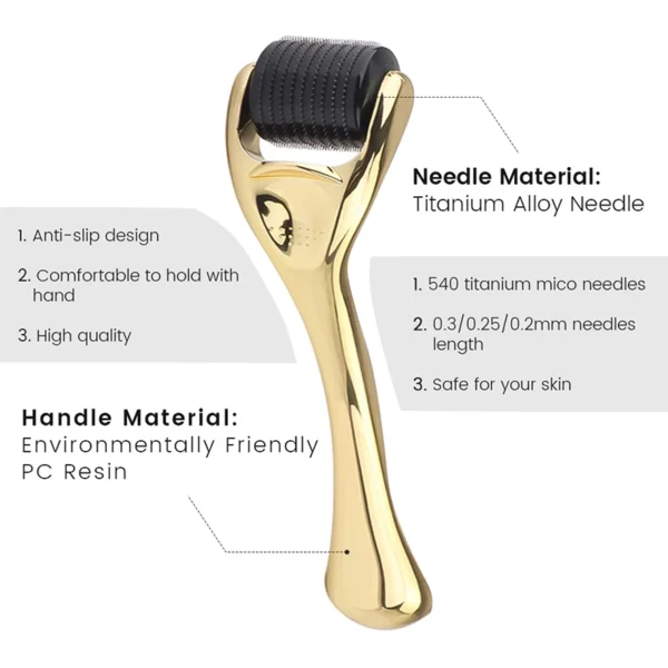 XceeFit Microneedling Roller - Enhance Skin Absorption & Improve Appearance - Image 2