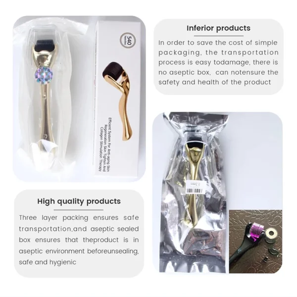 XceeFit Microneedling Roller - Enhance Skin Absorption & Improve Appearance - Image 4