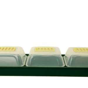 Whitefurze G2666 7 Piece Windowsill Propagator Set - Green