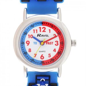 Ravel Children Boys 3D Cartoon Time Teacher Watch Rally Racing Car R1513.86