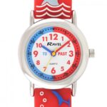 Ravel Children Girls & Boys 3D Cartoon Time Teacher Watch Shark R1513.87