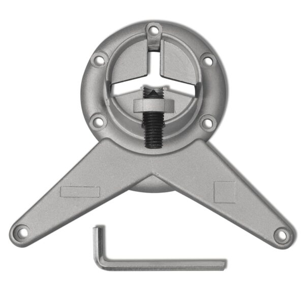 4 Height Adjustable Table Legs Chrome 710 mm - Image 4