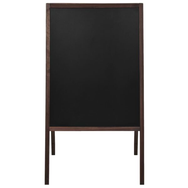 vidaXL Double-sided Blackboard Cedar Wood Free Standing 60x80 cm - Image 2