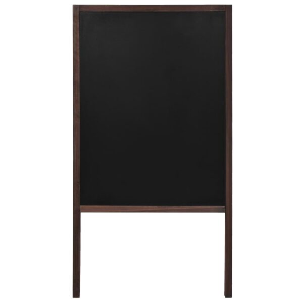vidaXL Double-sided Blackboard Cedar Wood Free Standing 60x80 cm - Image 3