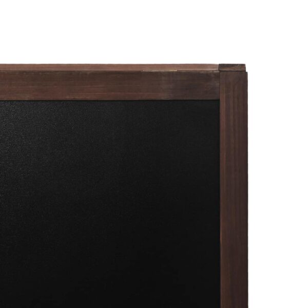 vidaXL Double-sided Blackboard Cedar Wood Free Standing 60x80 cm - Image 5
