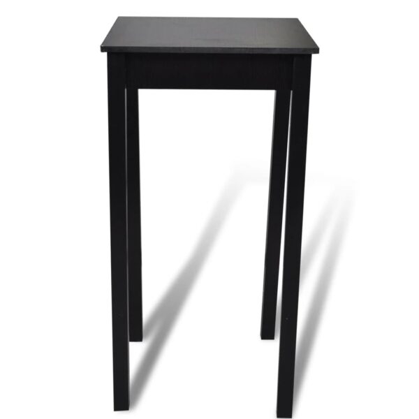 Bar Table MDF Black 55x55x107 cm - Image 3