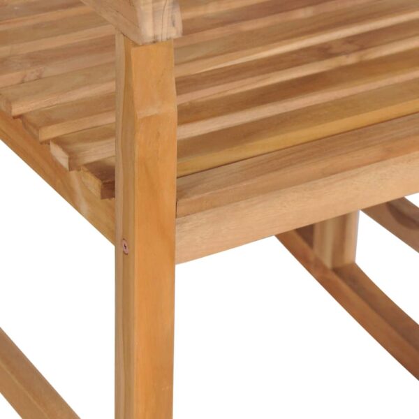 Rocking Chair Solid Teak Wood - Image 3
