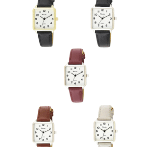 Ravel Women's White Face Rectangular Fashion Watch R0139 Available Multiple Colour