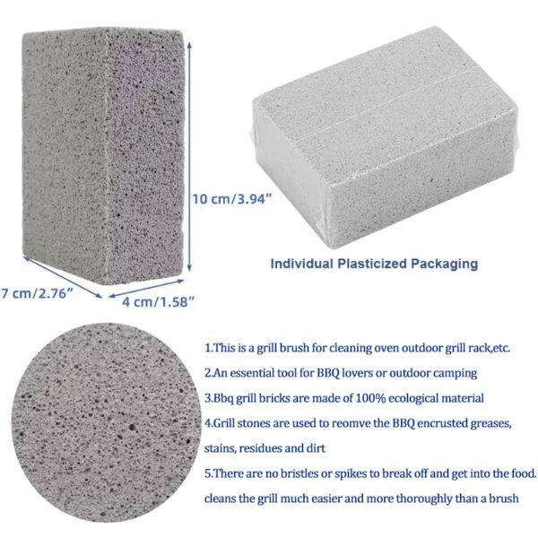 FAIS DU Barbecue Cleaning Brick - Eco-Friendly Grill Tool for Easy Cleaning - Image 5